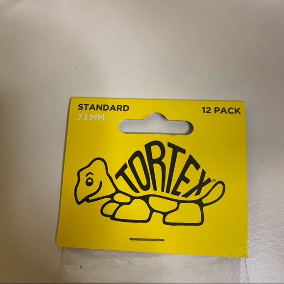 Dunlap Tortex Standard .73mm Guitar Pick Yellow, Pack of 12 New - Picture 5 of 8